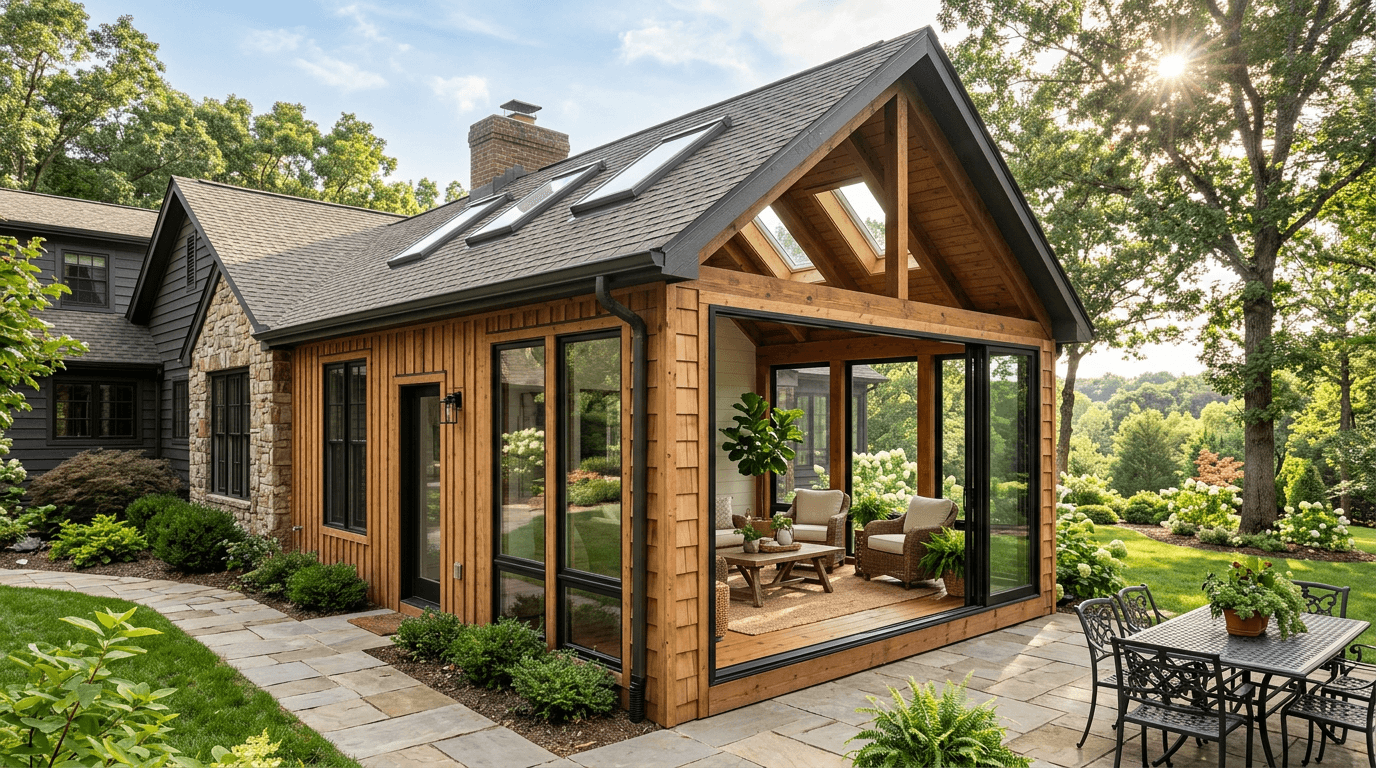 Home addition built by Summit Home Remodeling in Rogers AR
