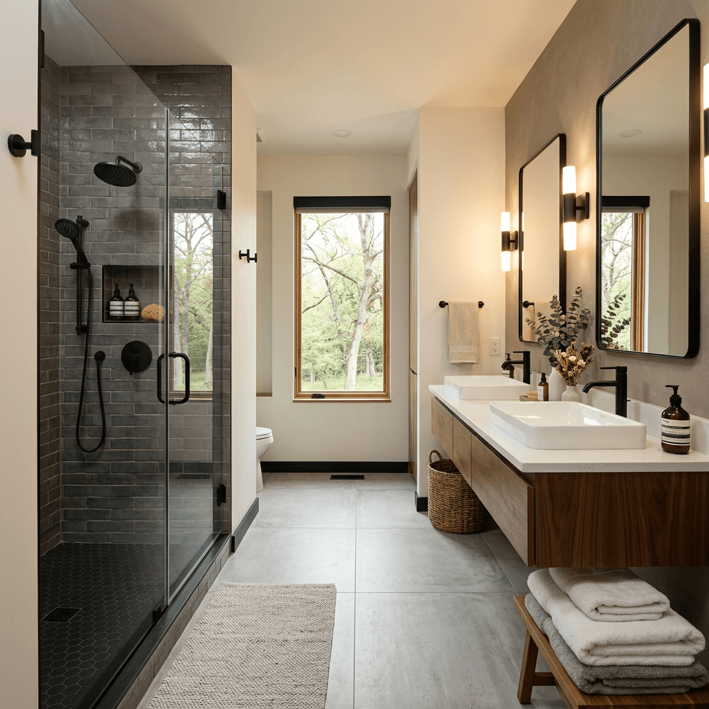 Master bathroom remodel Bentonville AR