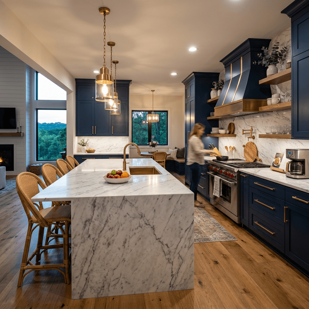 Modern kitchen remodel Lowell AR